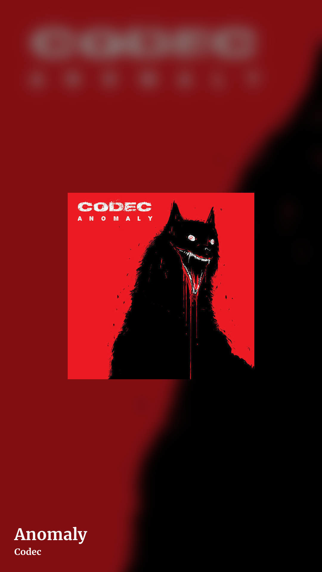 Anomaly by Codec, story clean share image