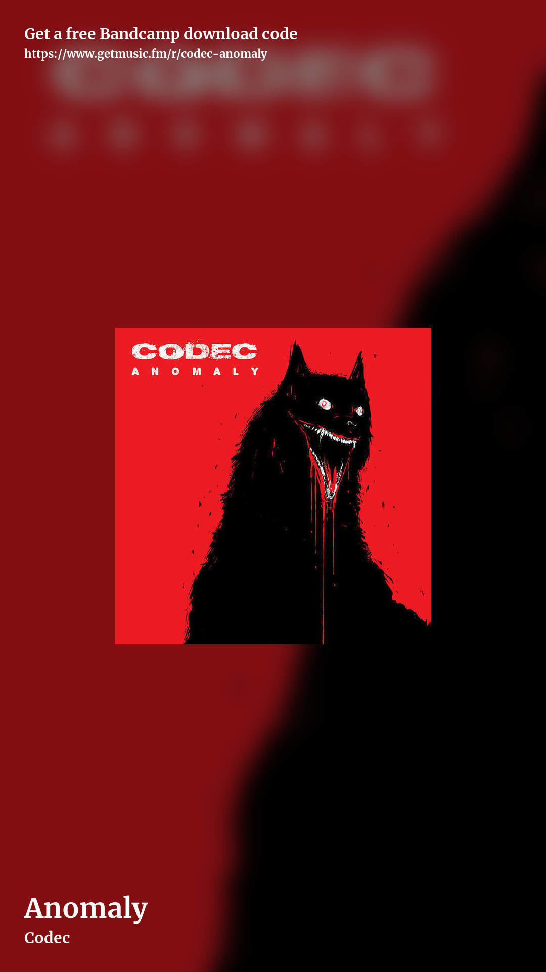 Anomaly by Codec, story promo share image
