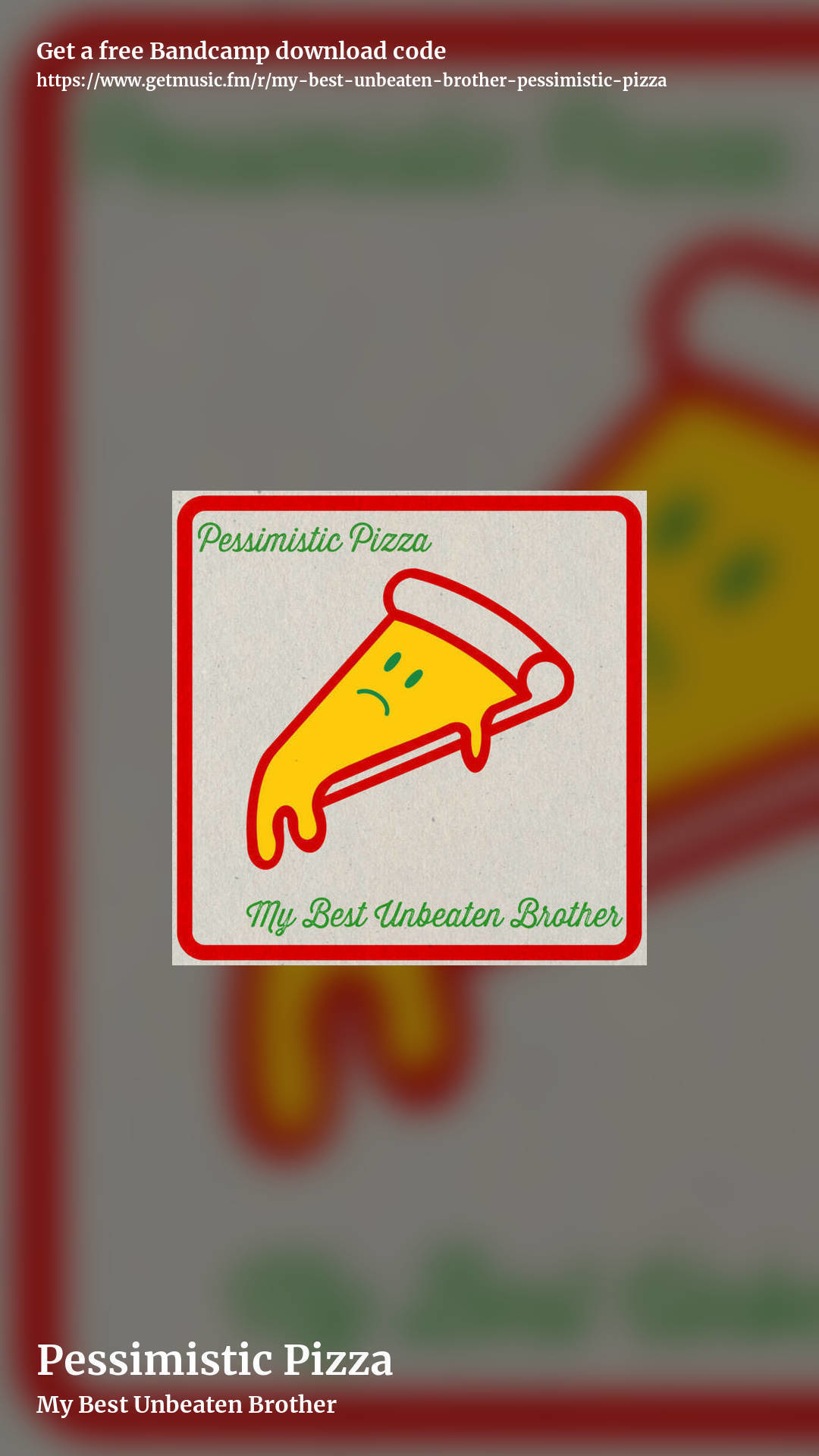 Pessimistic Pizza by My Best Unbeaten Brother, story promo share image