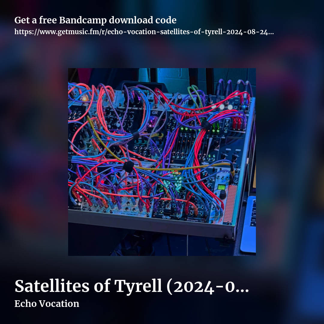 Satellites of Tyrell (2024-08-24 Live Version) by Echo Vocation, square promo share image