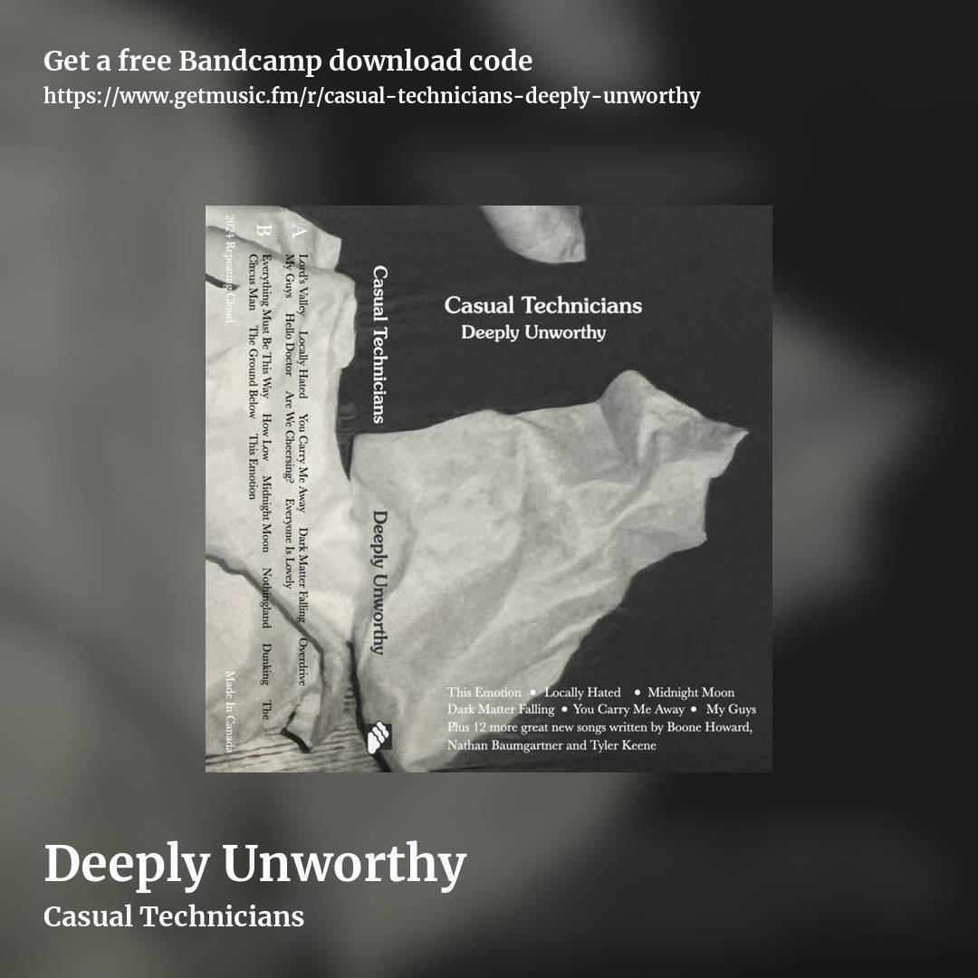 Deeply Unworthy by Casual Technicians, square promo share image