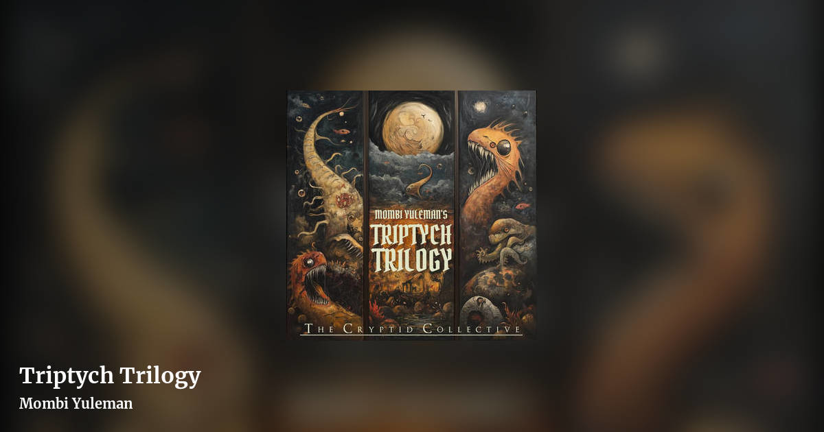 Triptych Trilogy by Mombi Yuleman, landscape clean share image