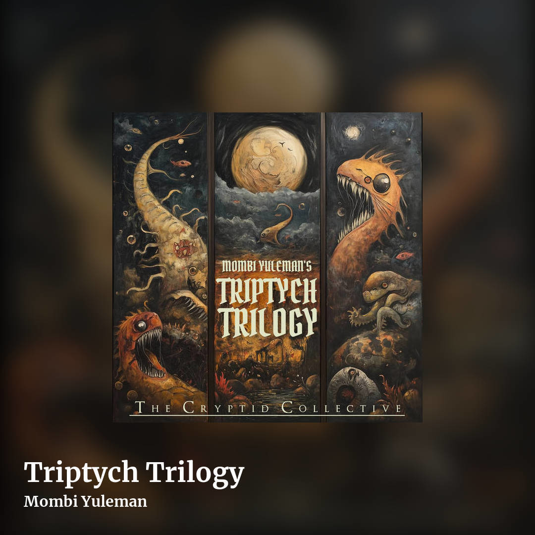 Triptych Trilogy by Mombi Yuleman, square clean share image