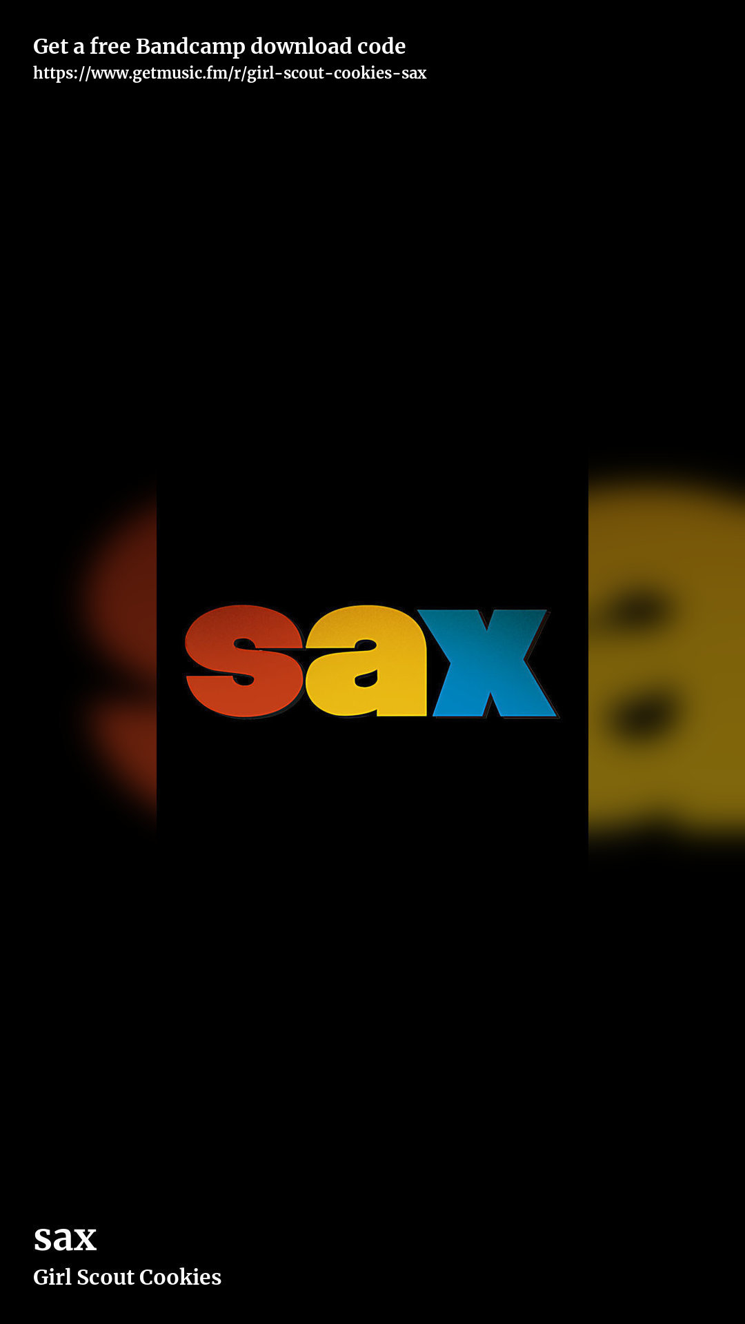 sax by Girl Scout Cookies, story promo share image