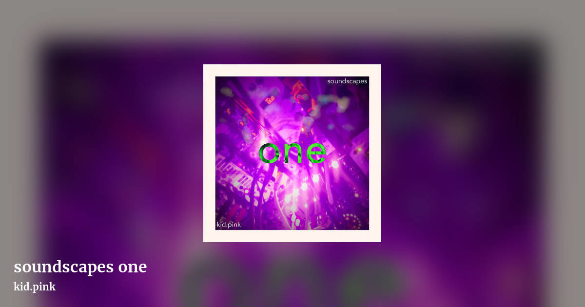 soundscapes one by kid.pink, landscape clean share image