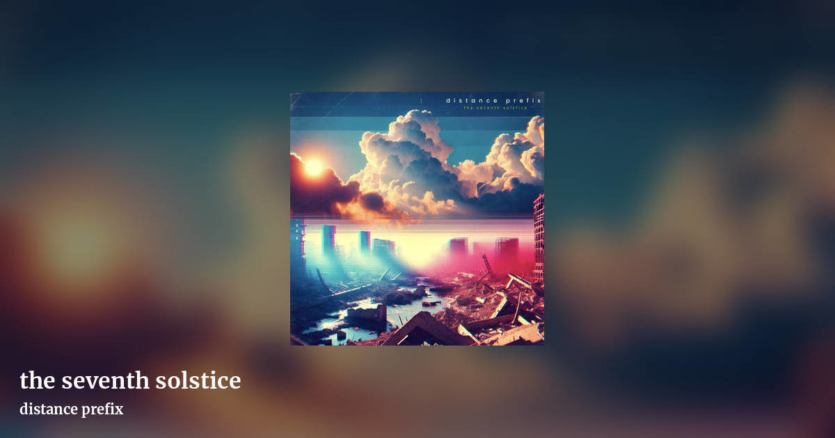 the seventh solstice by distance prefix, landscape clean share image