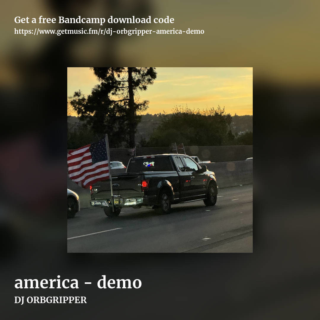 america - demo by DJ ORBGRIPPER, square promo share image