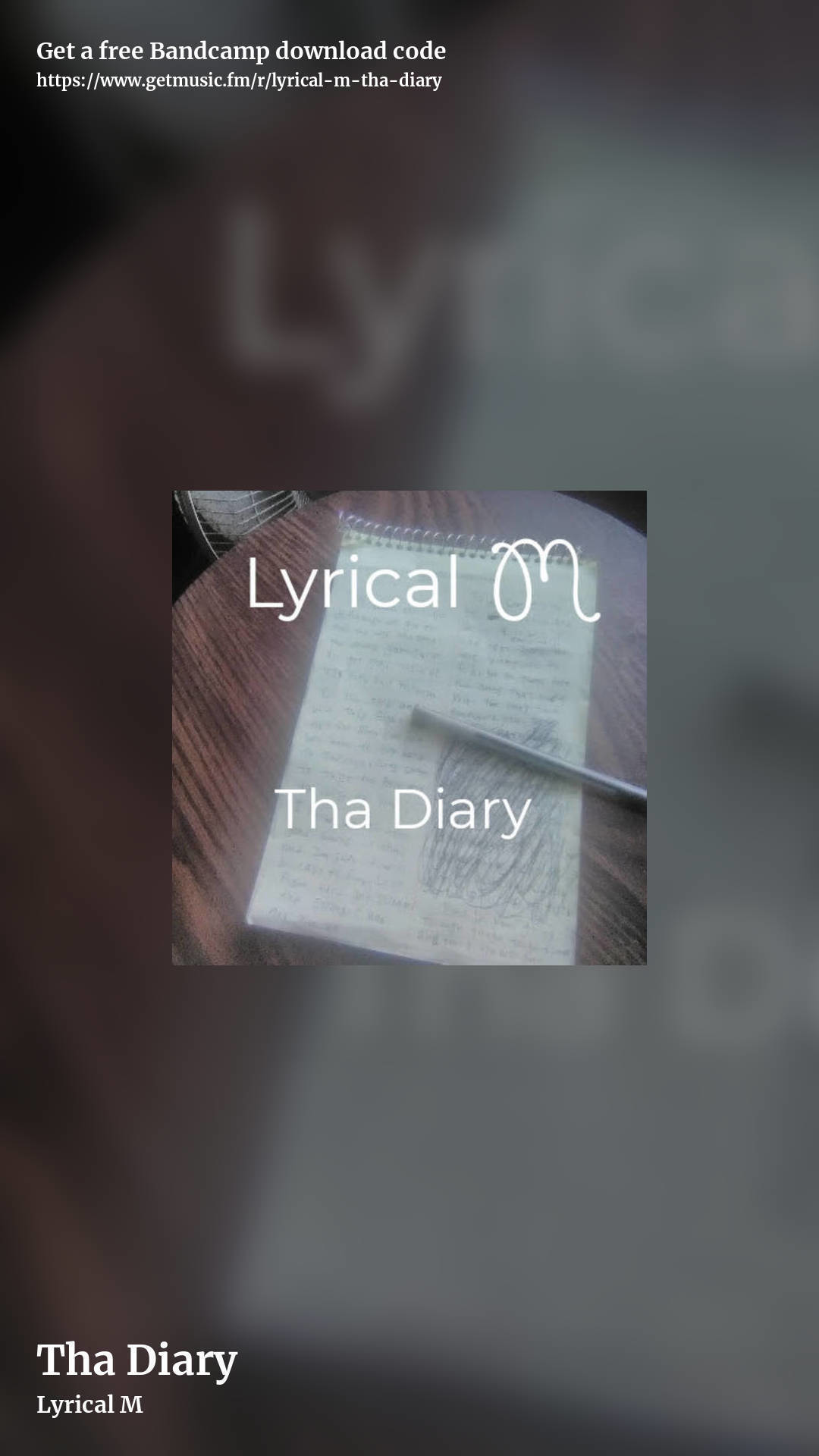 Tha Diary by Lyrical M, story promo share image