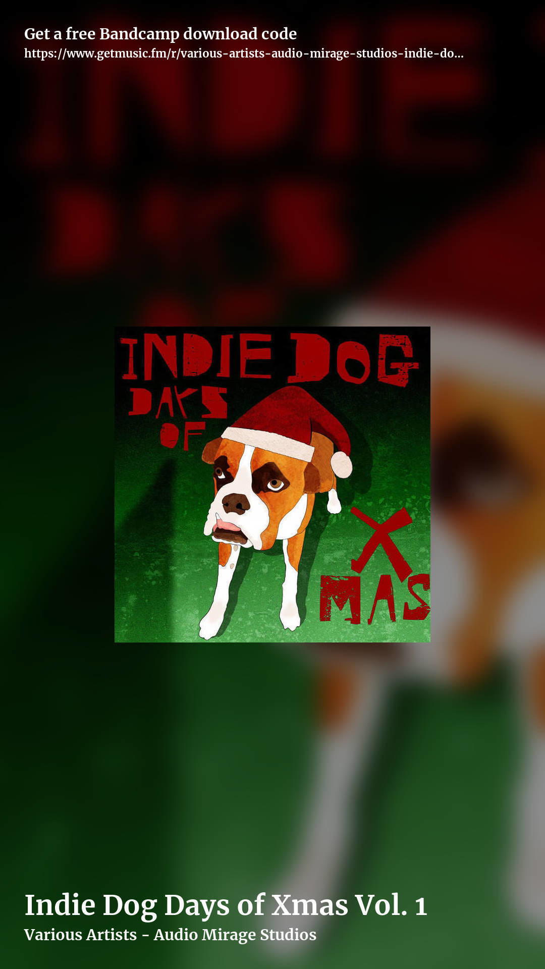 Indie Dog Days of Xmas Vol. 1 by Various Artists - Audio Mirage Studios, story promo share image