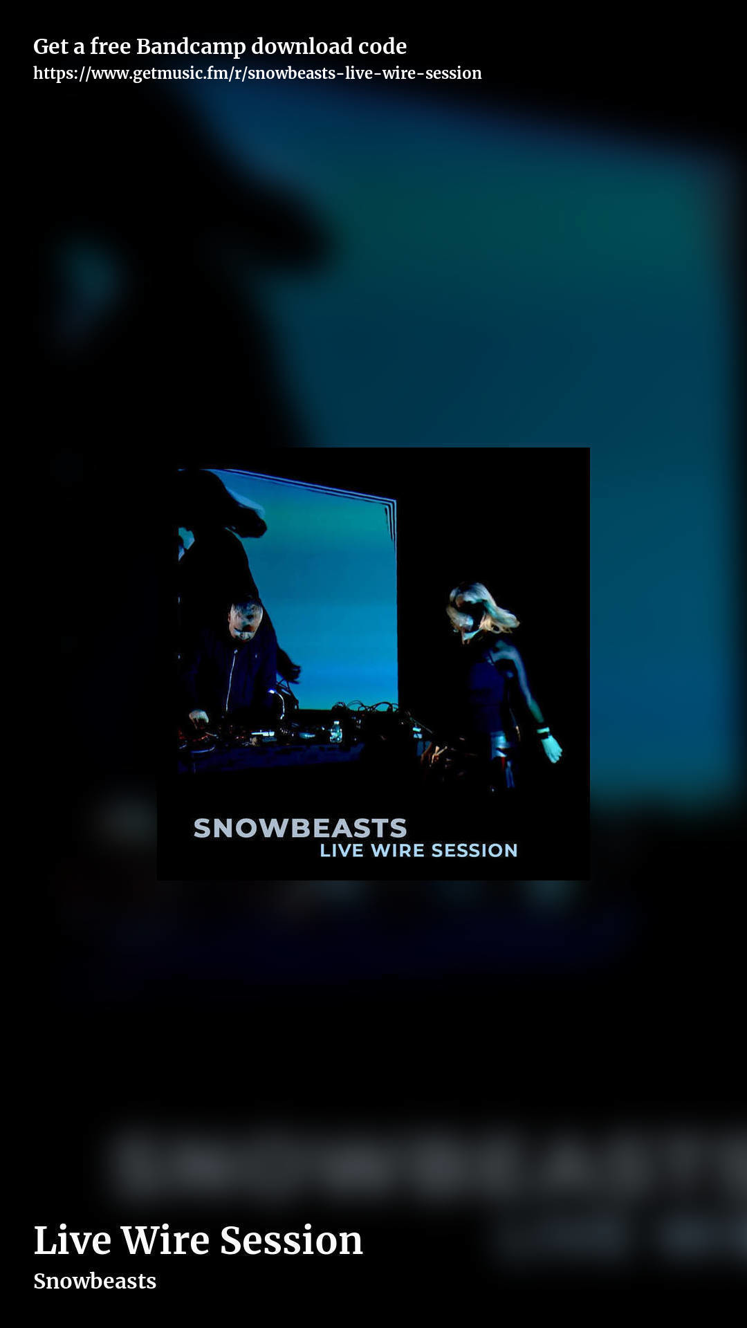 Live Wire Session by Snowbeasts, story promo share image