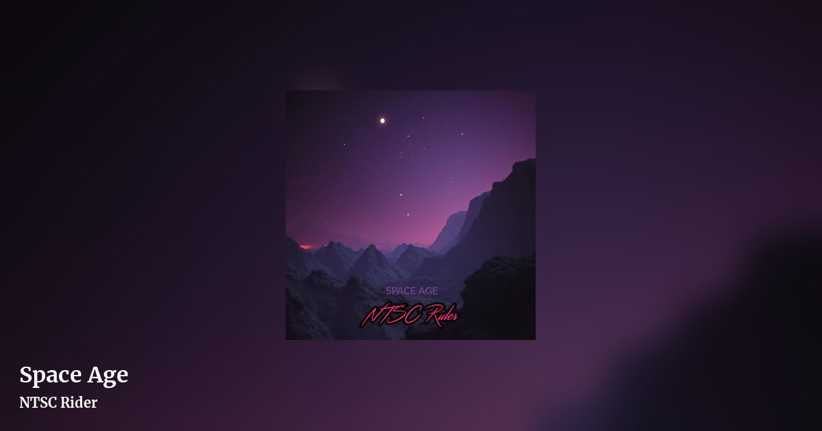 Space Age by NTSC Rider, landscape clean share image