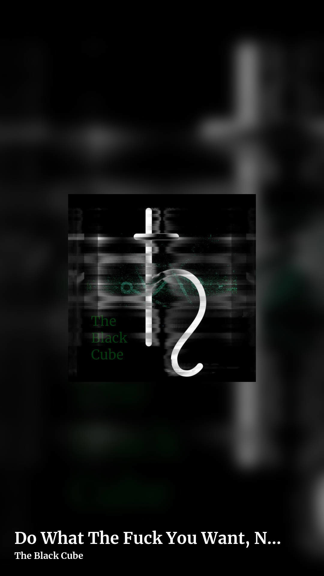 Do What The Fuck You Want, No One Cares by The Black Cube, story clean share image