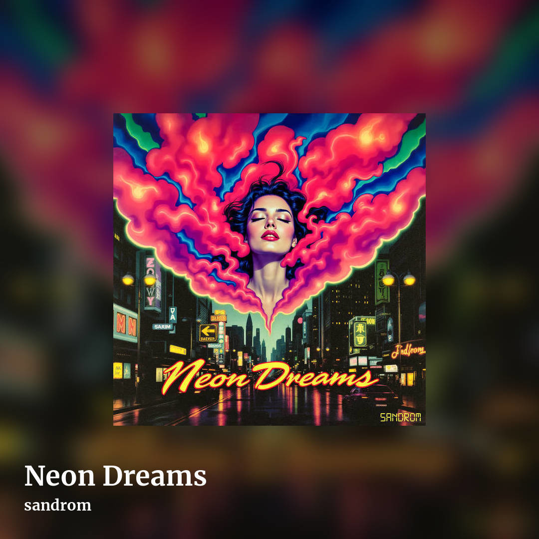 Neon Dreams by sandrom, square clean share image