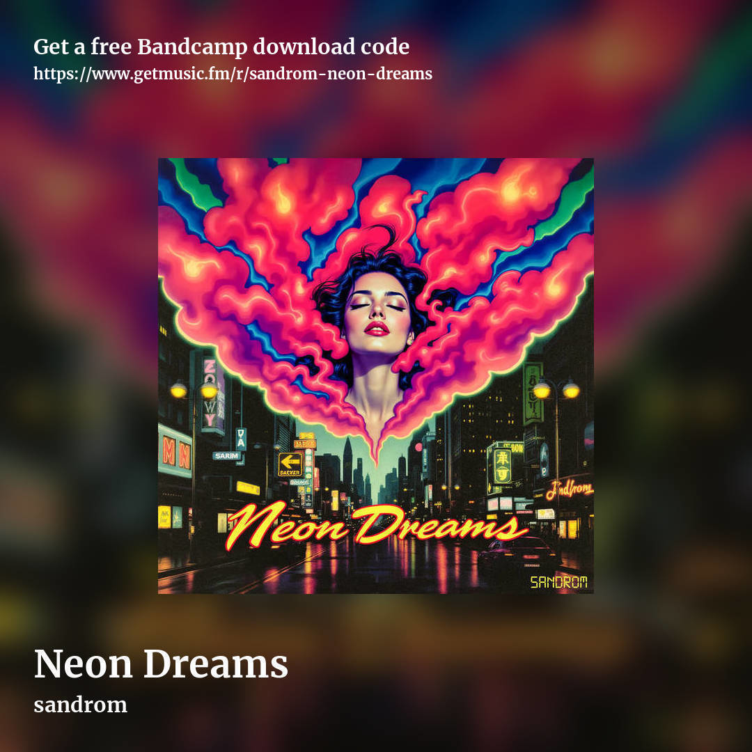 Neon Dreams by sandrom, square promo share image