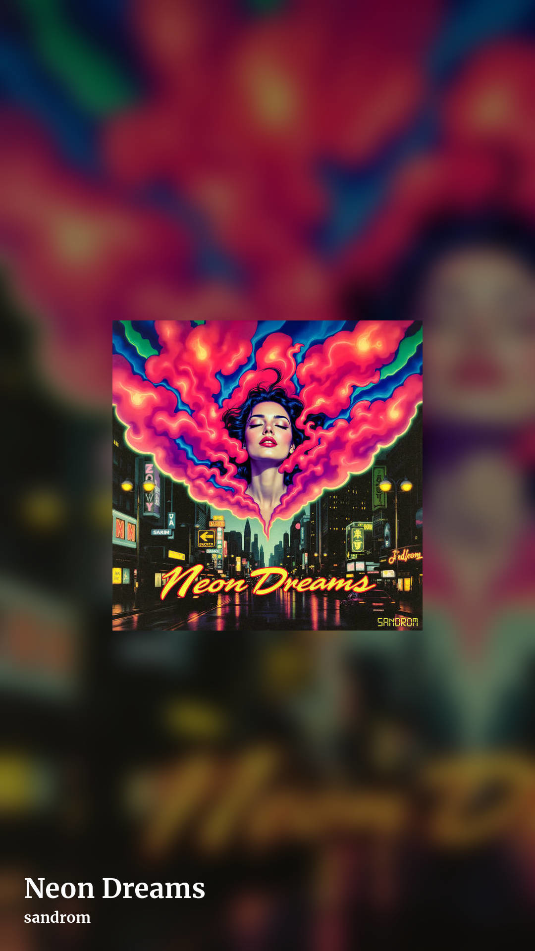 Neon Dreams by sandrom, story clean share image