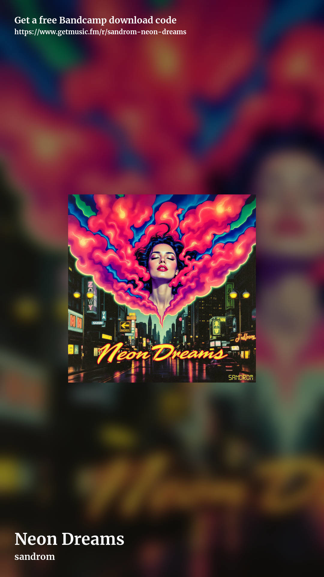 Neon Dreams by sandrom, story promo share image