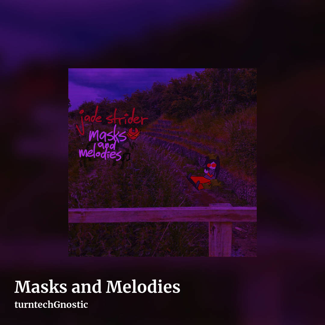 Masks and Melodies by turntechGnostic, square clean share image