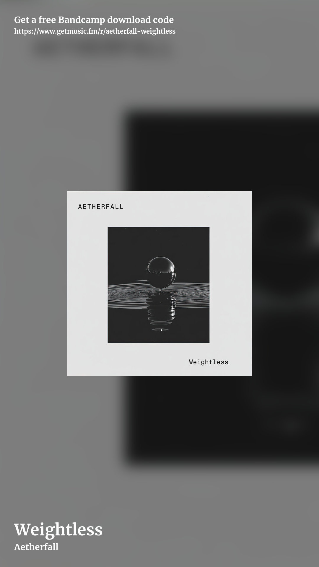 Weightless by Aetherfall, story promo share image