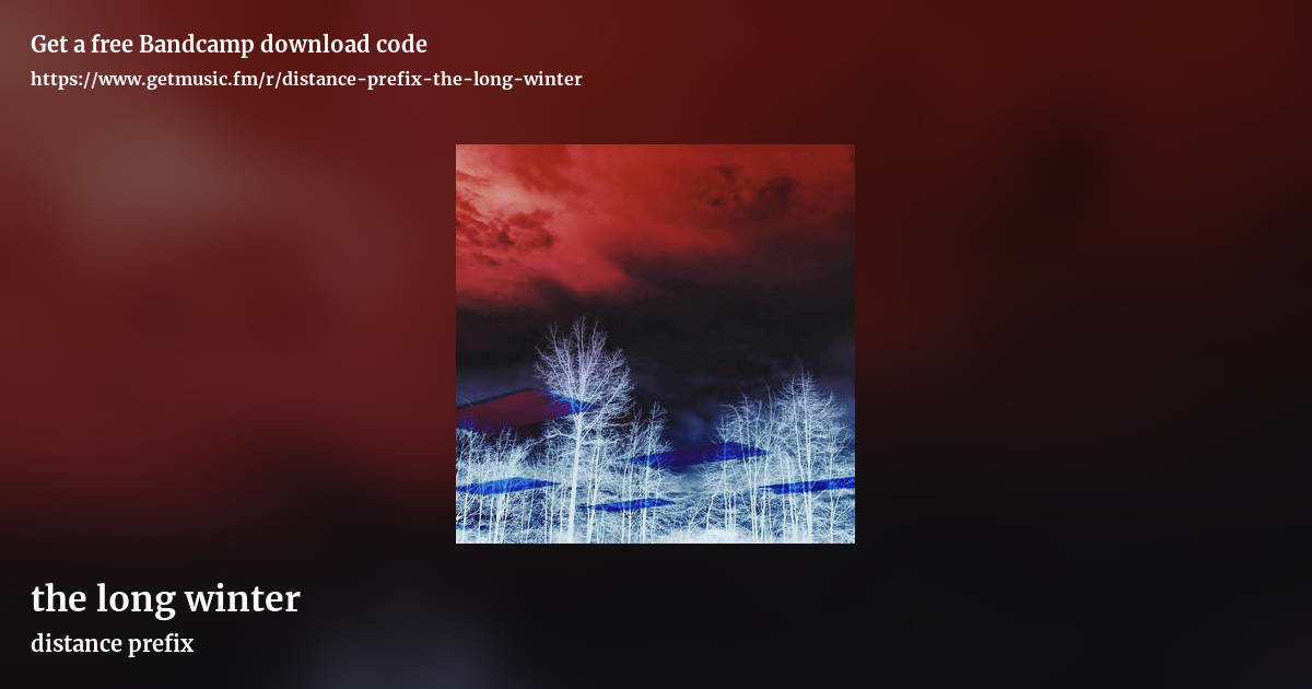 the long winter by distance prefix, landscape promo share image