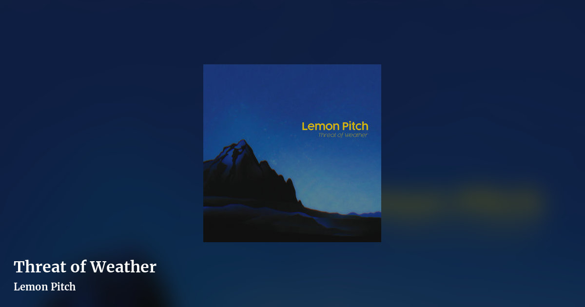 Threat of Weather by Lemon Pitch, landscape clean share image