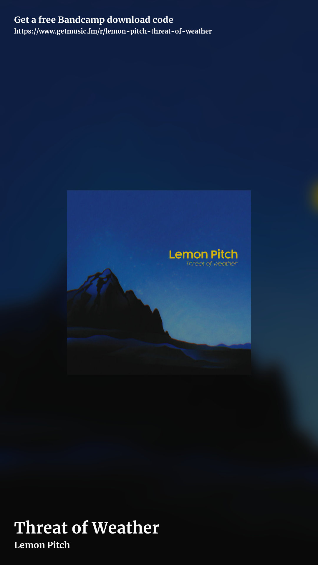 Threat of Weather by Lemon Pitch, story promo share image