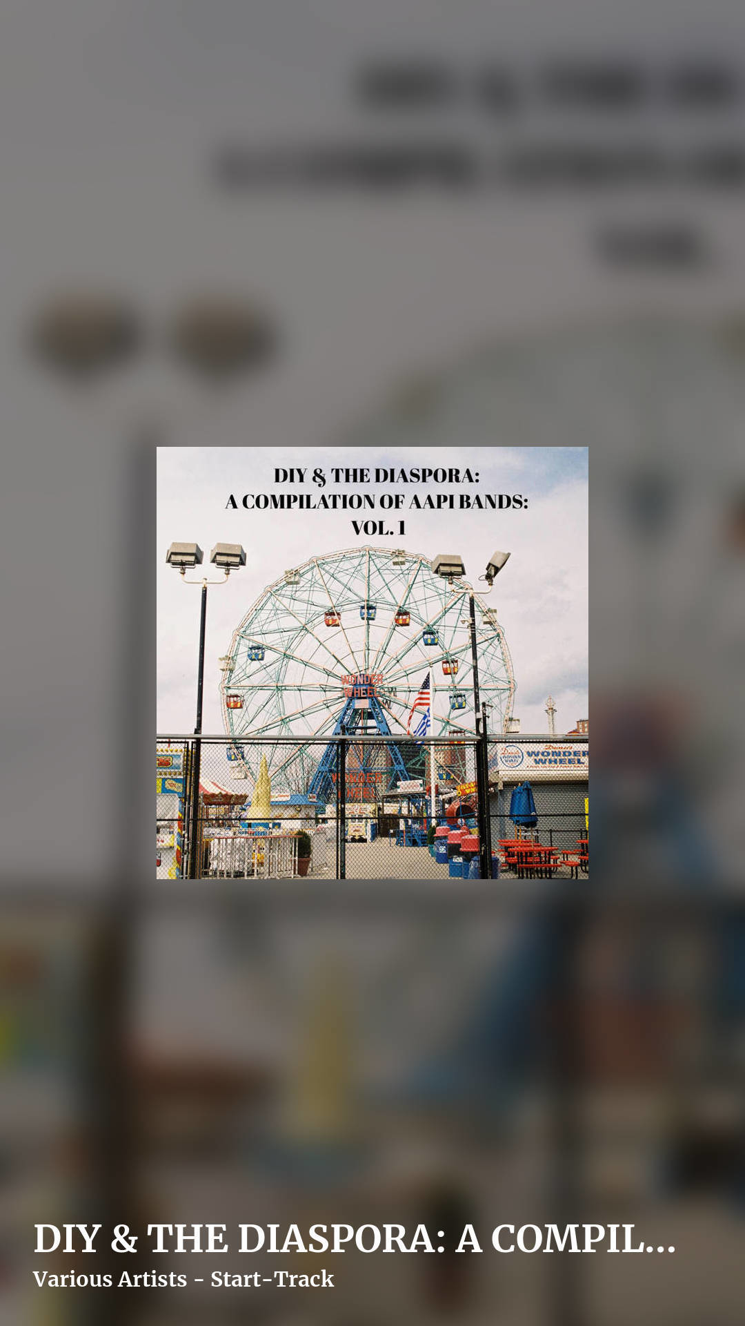 DIY & THE DIASPORA: A COMPILATION OF AAPI BANDS: VOL. 1 by Various Artists - Start-Track, story clean share image