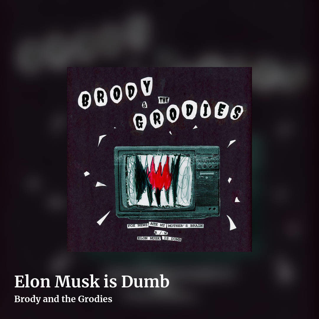 Elon Musk is Dumb by Brody and the Grodies, square clean share image