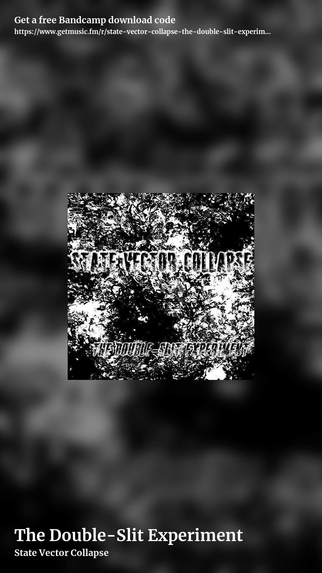 The Double-Slit Experiment by State Vector Collapse, story promo share image
