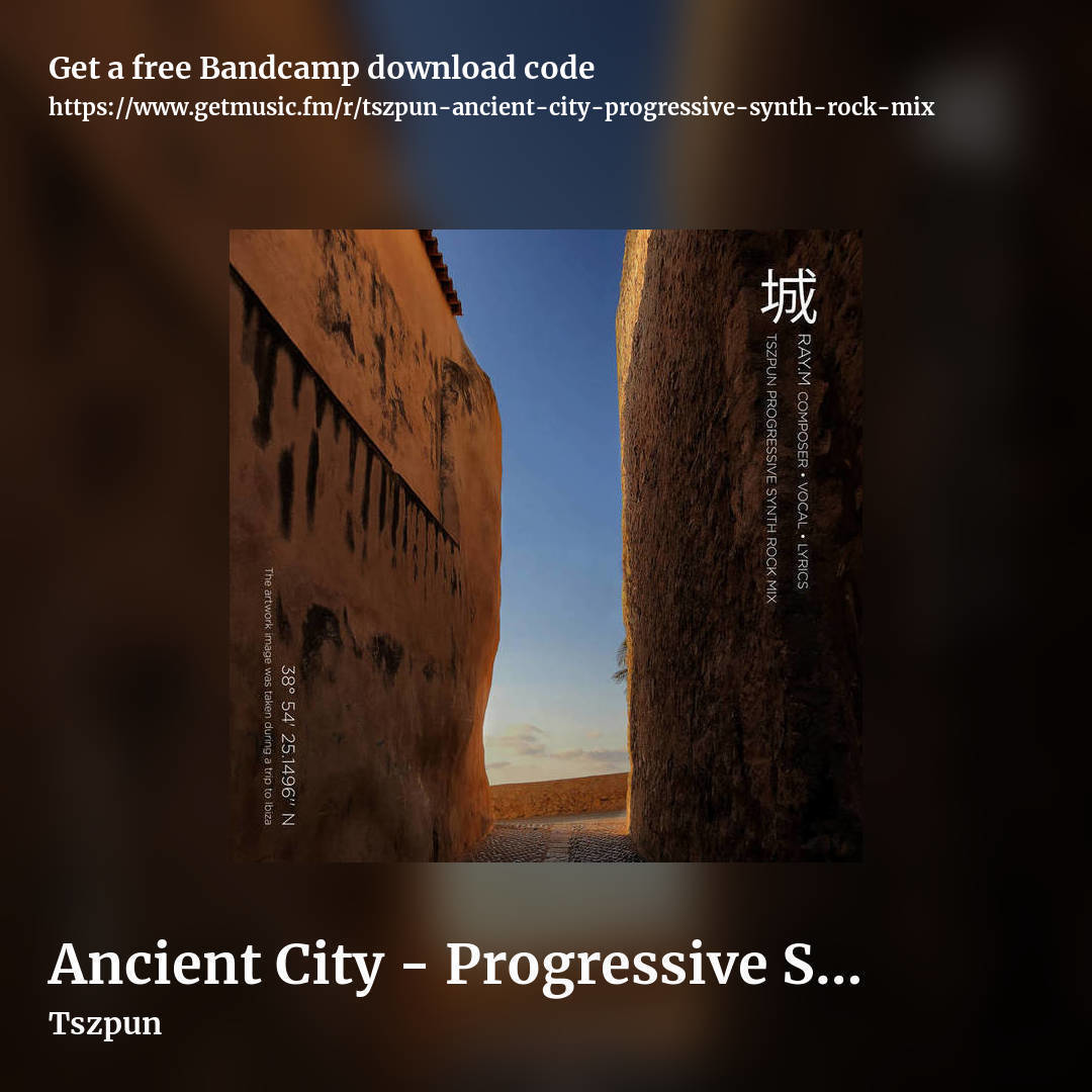 Ancient City - Progressive Synth Rock Mix by Tszpun, square promo share image
