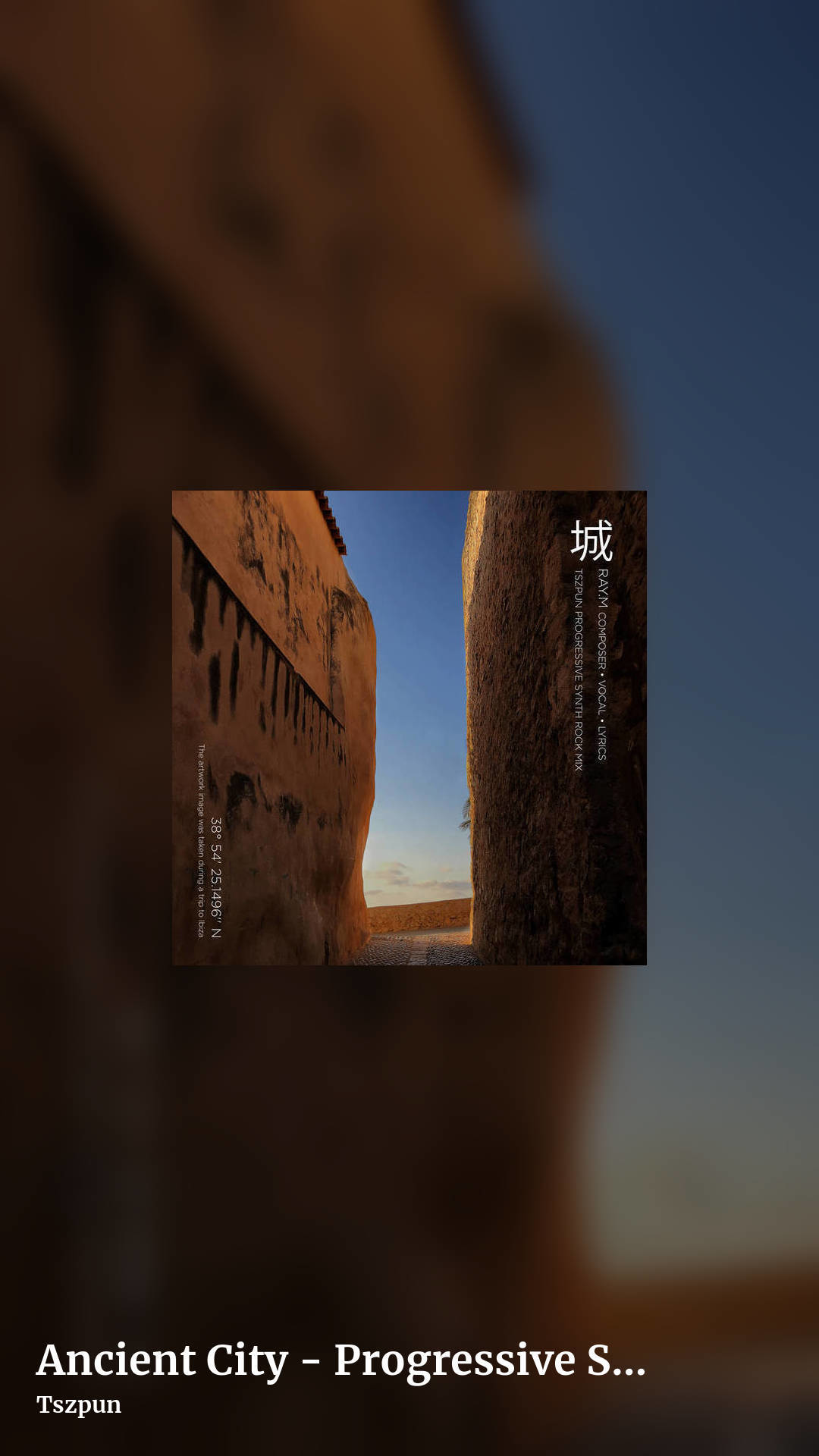 Ancient City - Progressive Synth Rock Mix by Tszpun, story clean share image