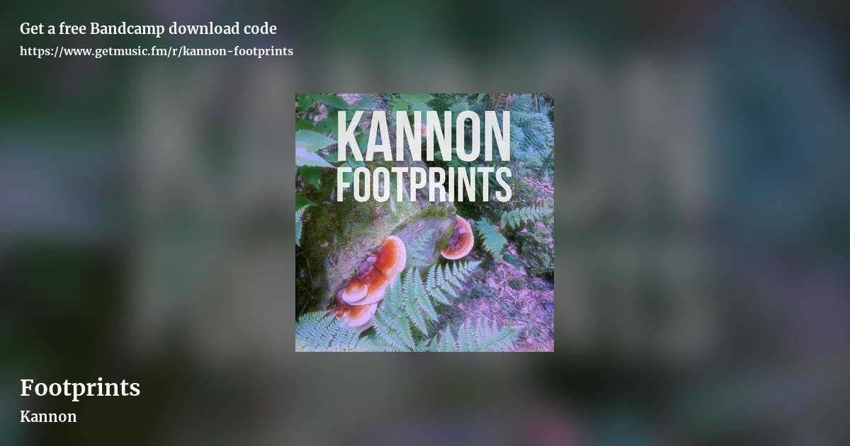 Footprints by Kannon, landscape promo share image