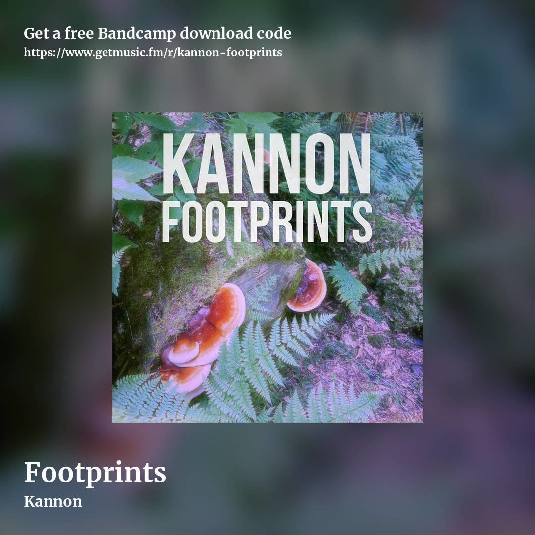 Footprints by Kannon, square promo share image