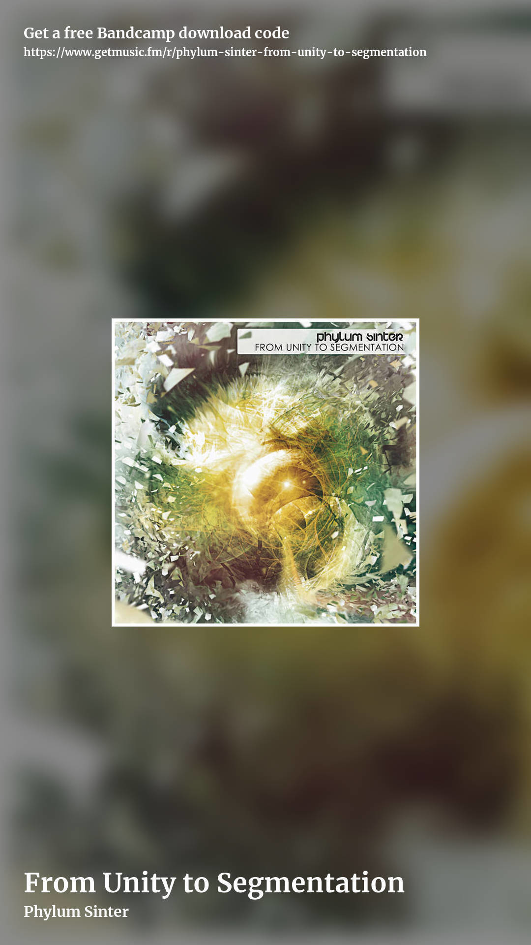From Unity to Segmentation by Phylum Sinter, story promo share image