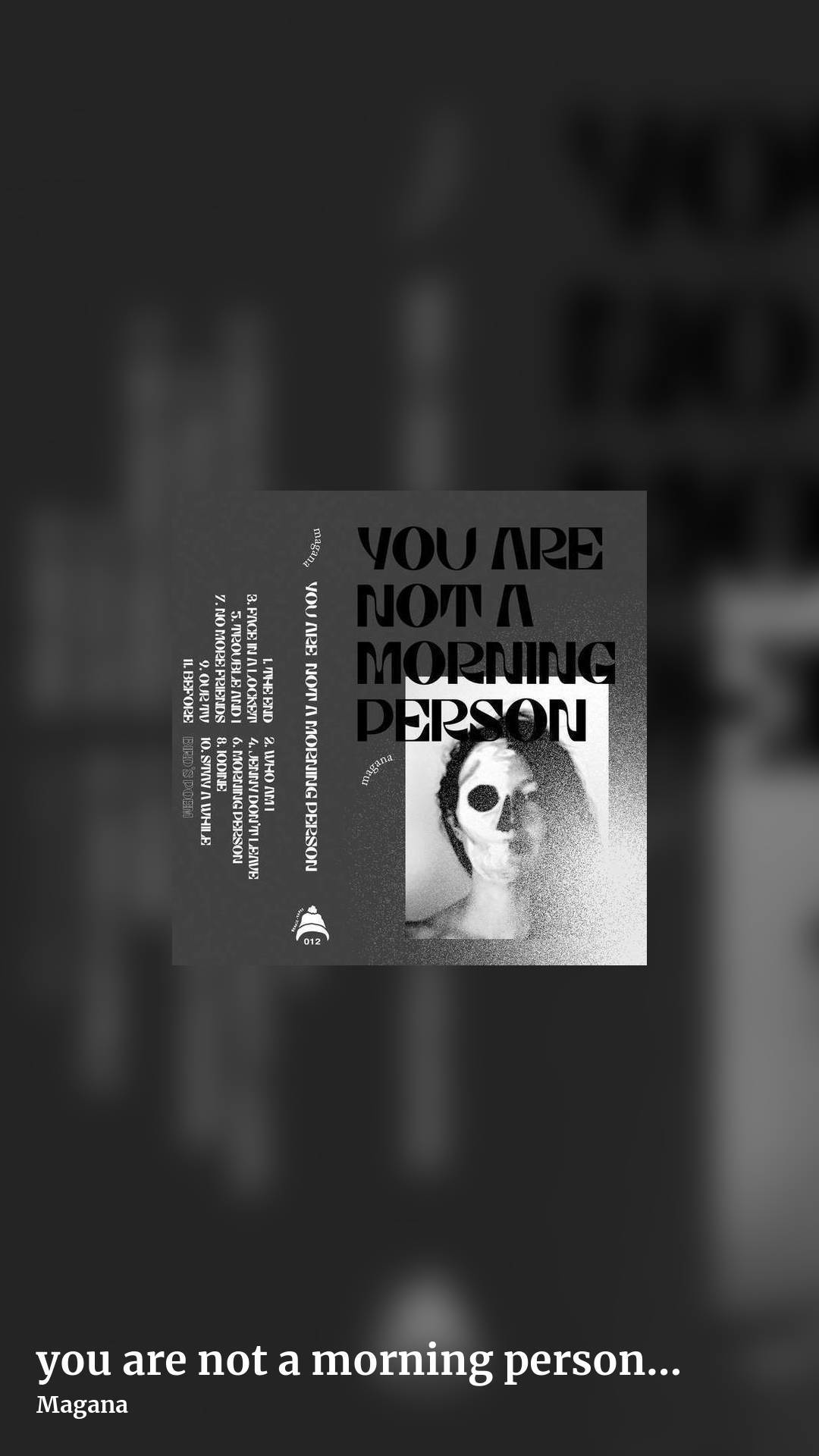 you are not a morning person (tape edition) by Magana, story clean share image
