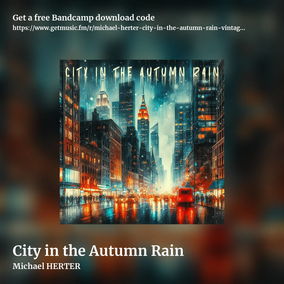 City in the Autumn Rain by Michael HERTER, square promo share image