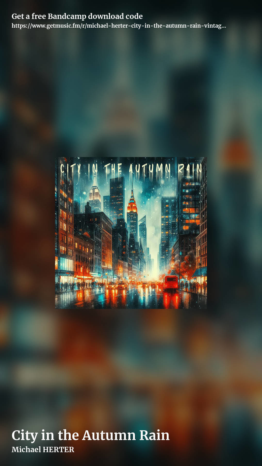 City in the Autumn Rain by Michael HERTER, story promo share image