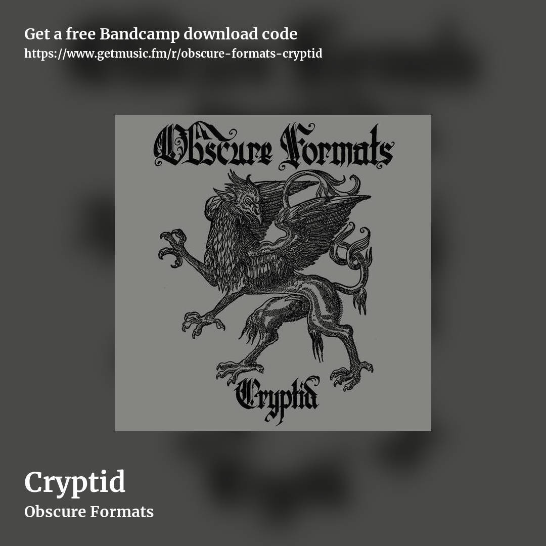 Cryptid by Obscure Formats, square promo share image