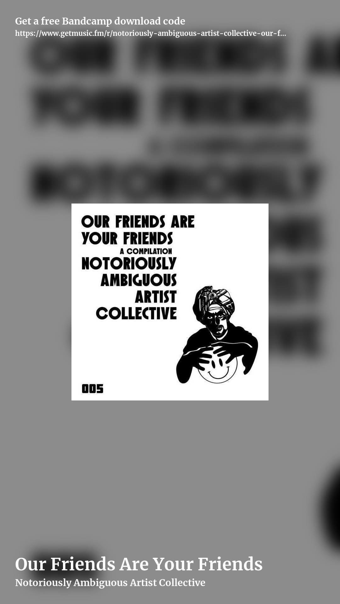 Our Friends Are Your Friends by Notoriously Ambiguous Artist Collective, story promo share image
