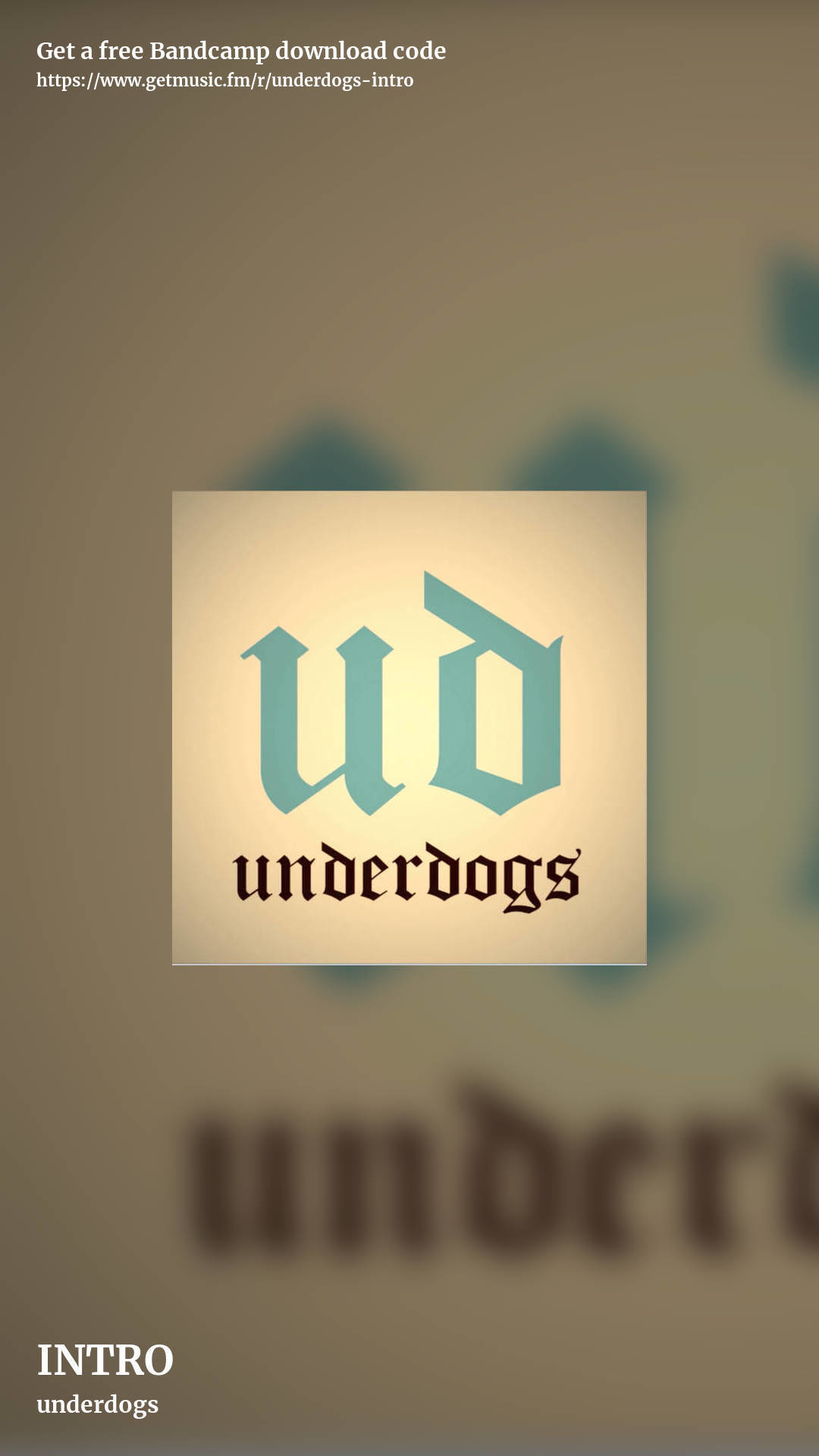 INTRO by underdogs, story promo share image