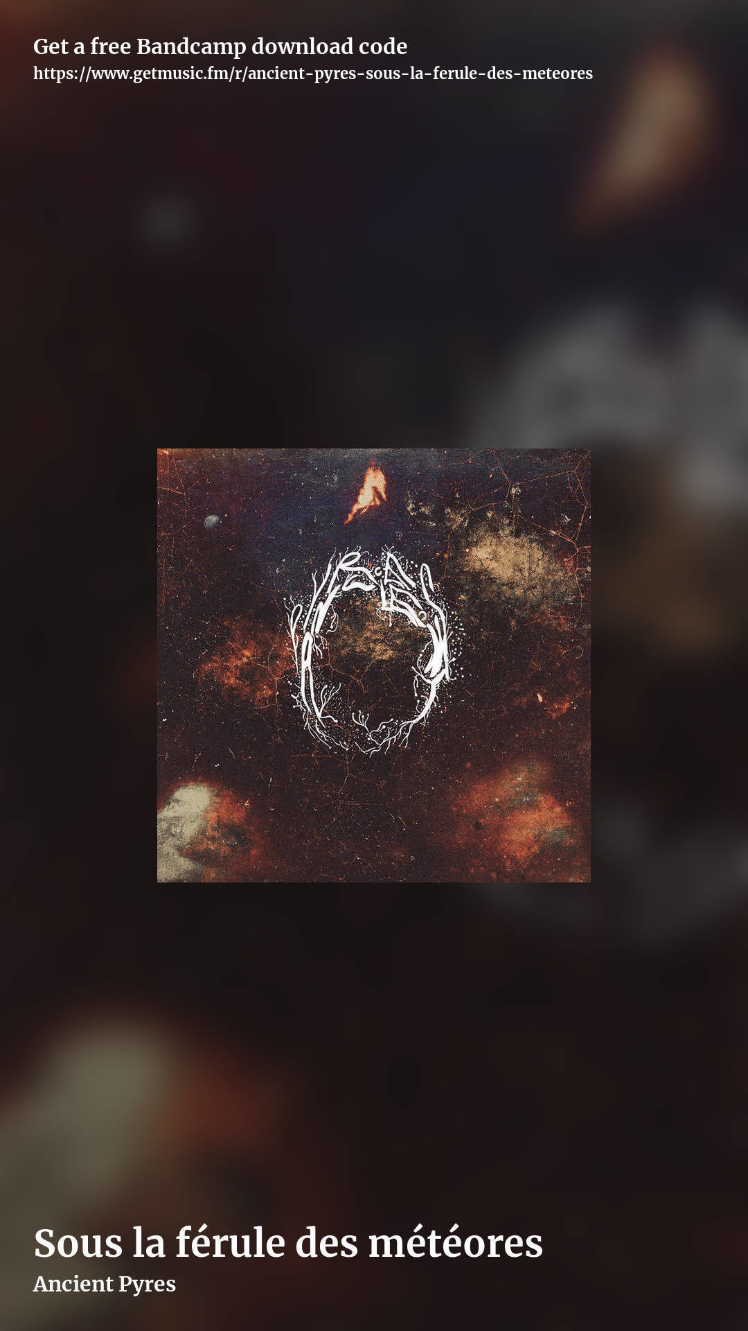 Sous la férule des météores by Ancient Pyres, story promo share image