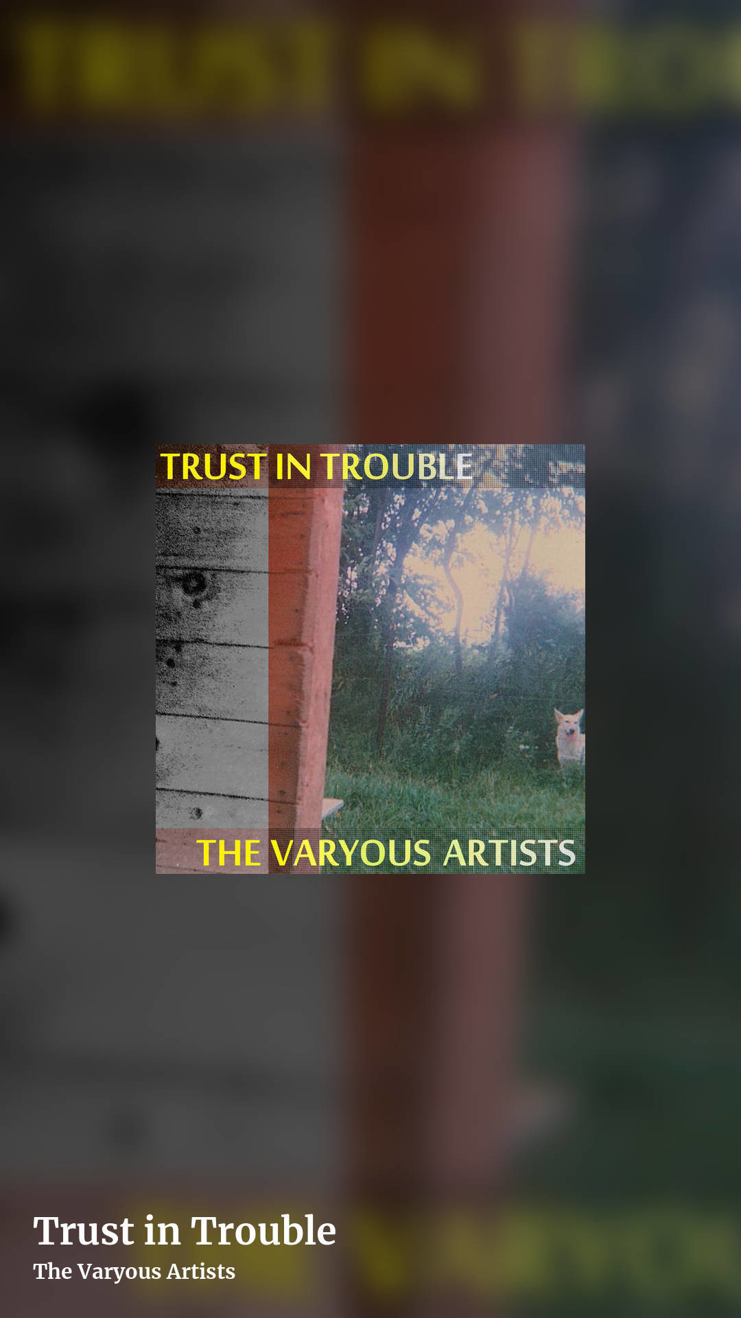 Trust in Trouble by The Varyous Artists, story clean share image
