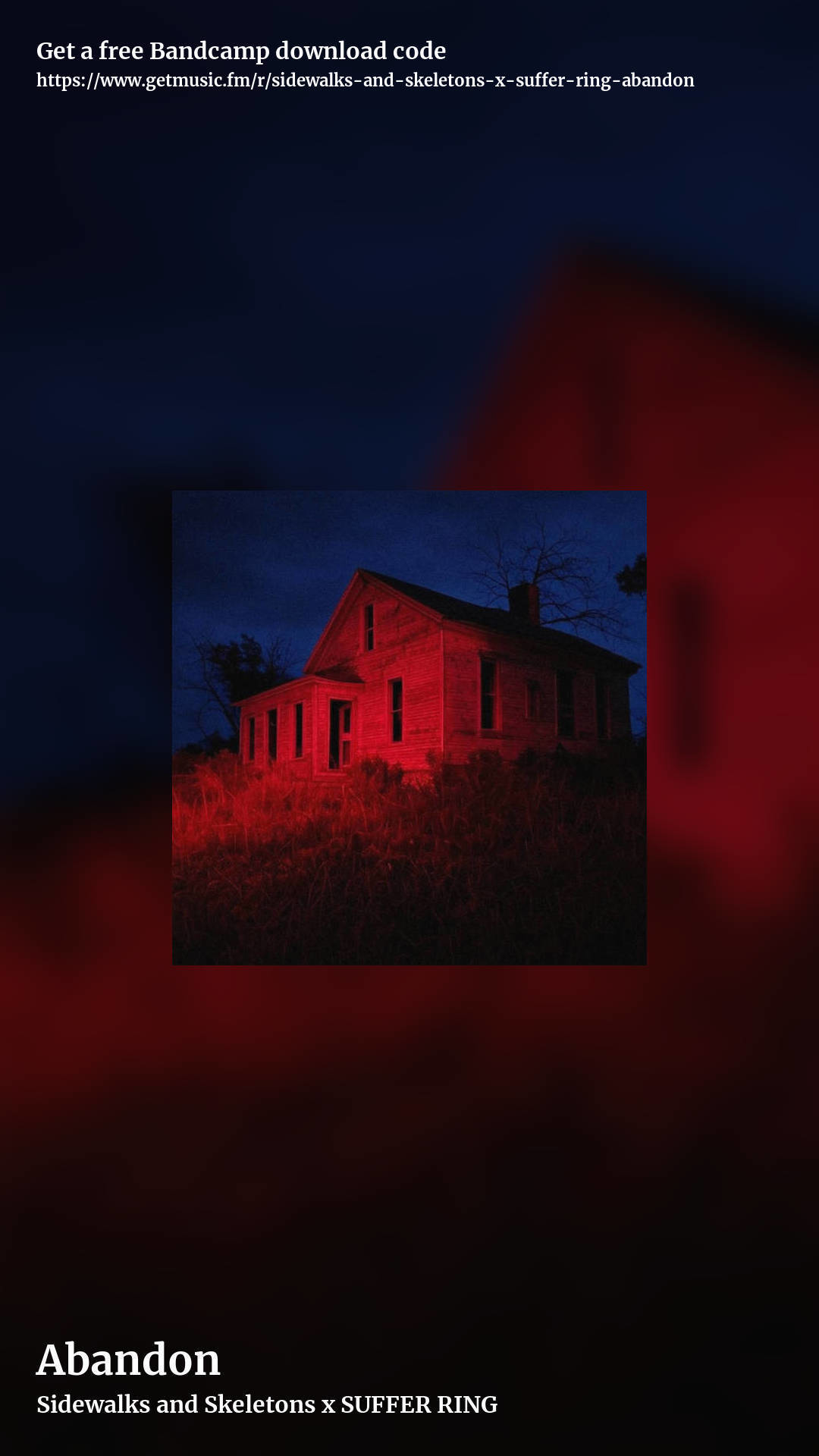 Abandon by Sidewalks and Skeletons x SUFFER RING , story promo share image