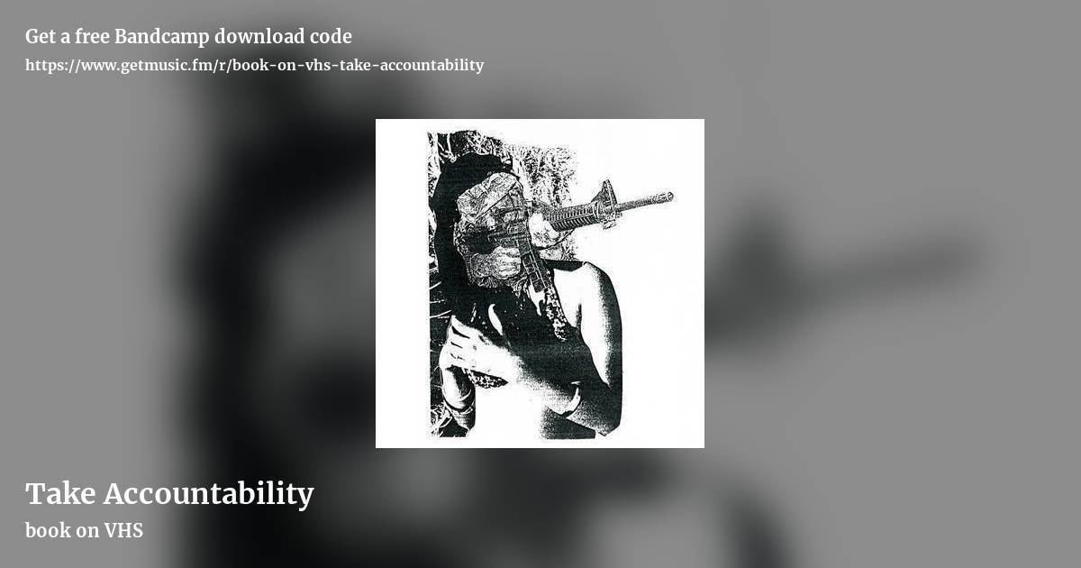 Take Accountability by book on VHS, landscape promo share image