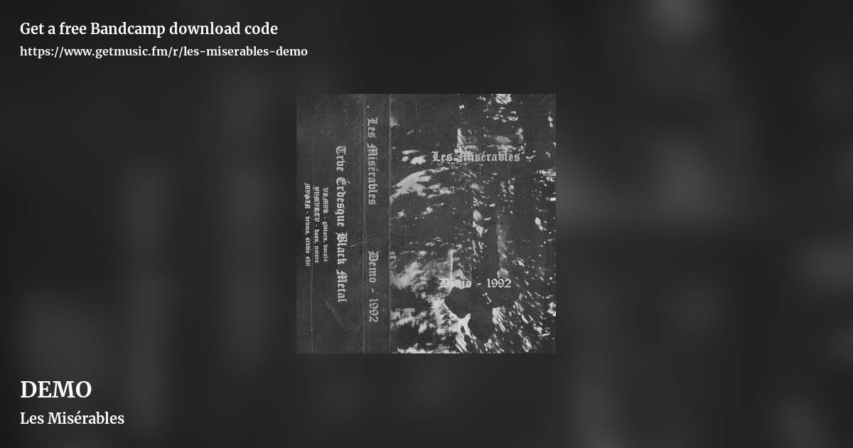 DEMO by Les Misérables, landscape promo share image