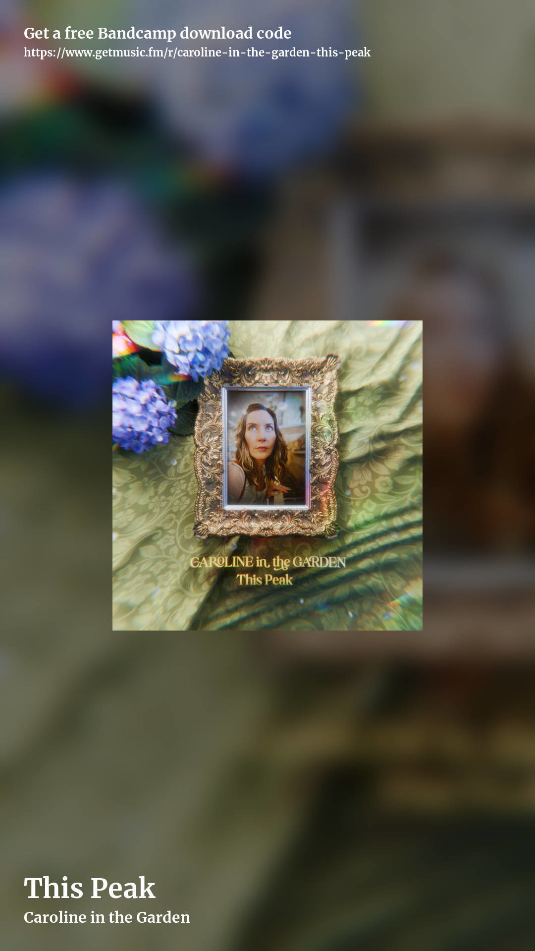 This Peak by Caroline in the Garden, story promo share image
