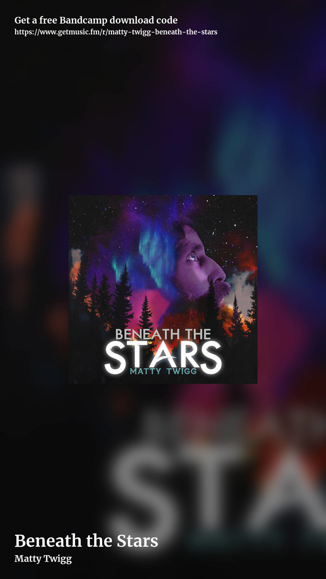 Beneath the Stars by Matty Twigg, story promo share image