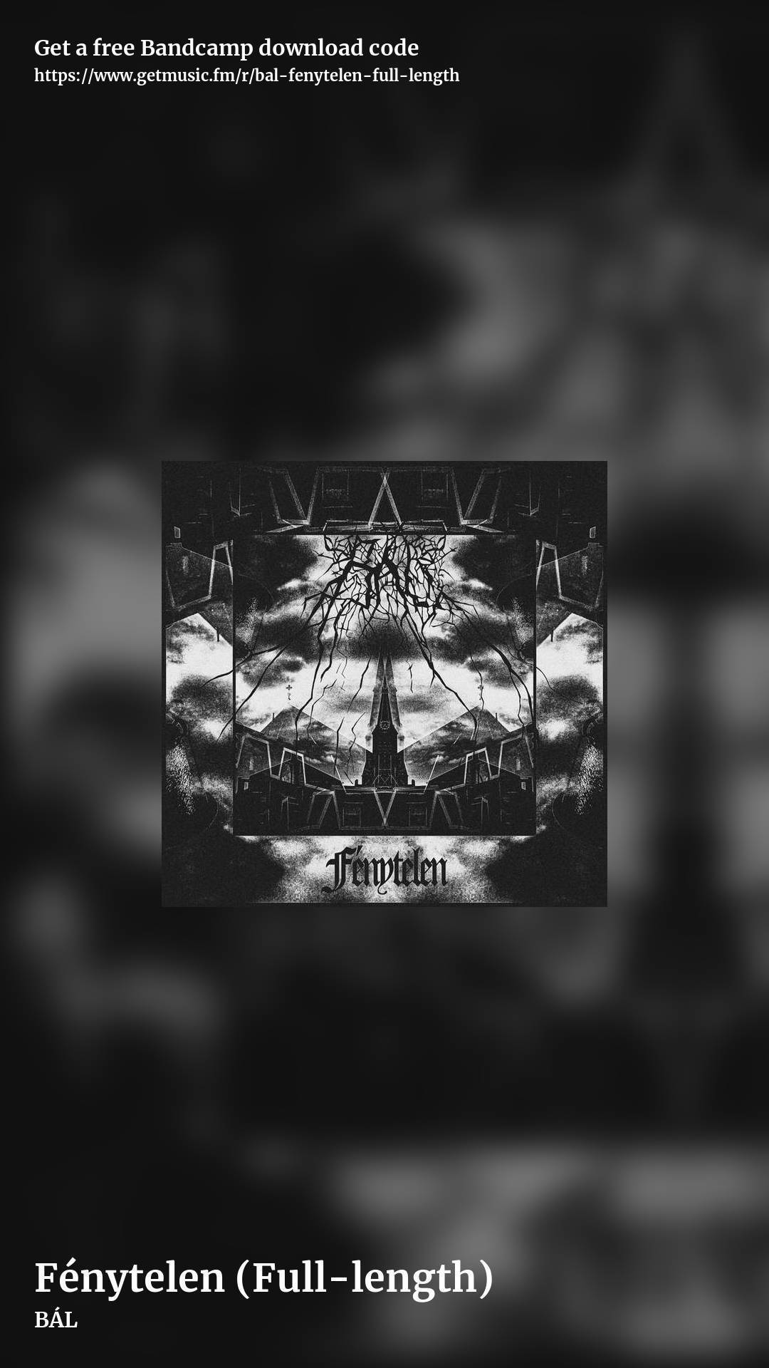 Fénytelen (Full-length) by BÁL, story promo share image