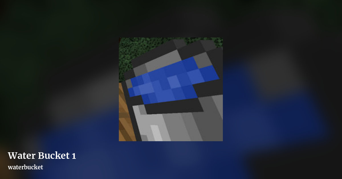 Water Bucket 1 by waterbucket, landscape clean share image