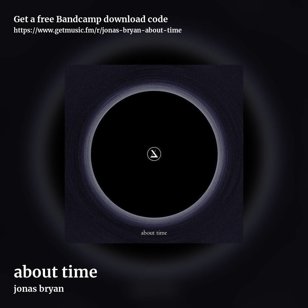 about time by jonas bryan, square promo share image