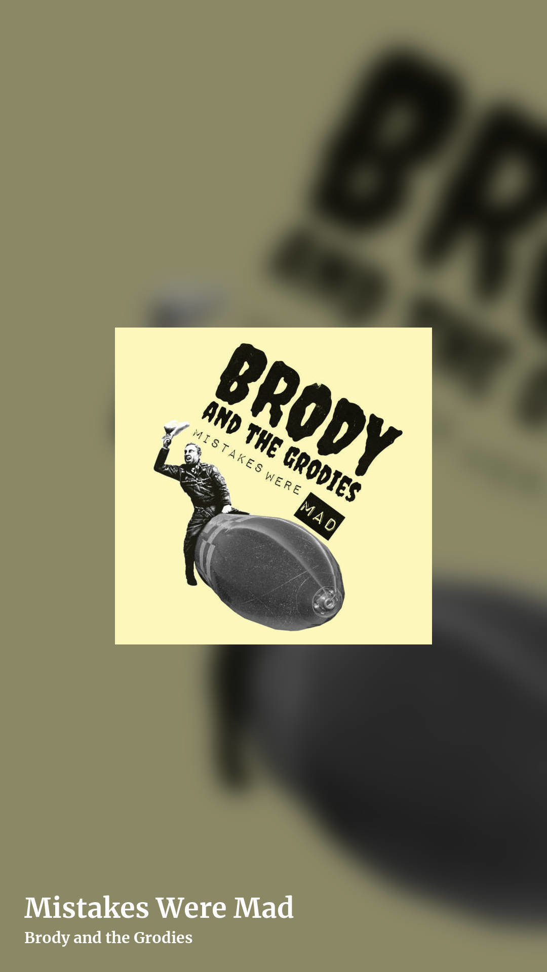 Mistakes Were Mad by Brody and the Grodies, story clean share image